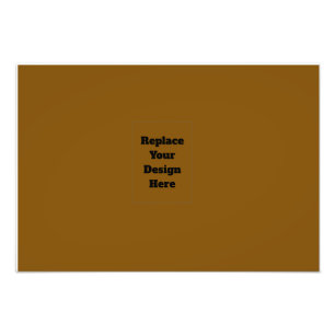 Create Your Own Brown Photo Print