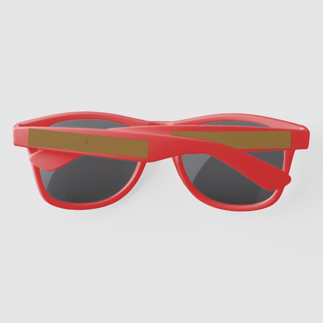 Create Your Own Brown Sunglasses (Back)
