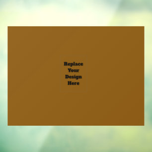Create Your Own Brown Window Cling