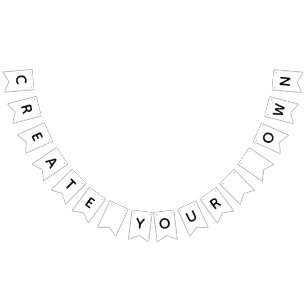 create your own bunting flags