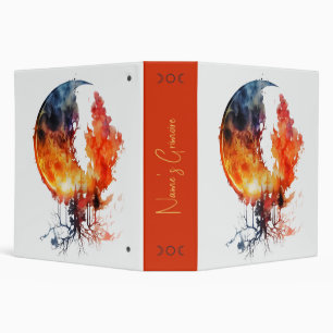 Create Your Own Burning Moon Tree Binder