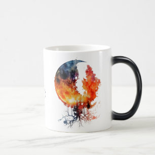 Create Your Own Burning Moon Tree Magic Mug