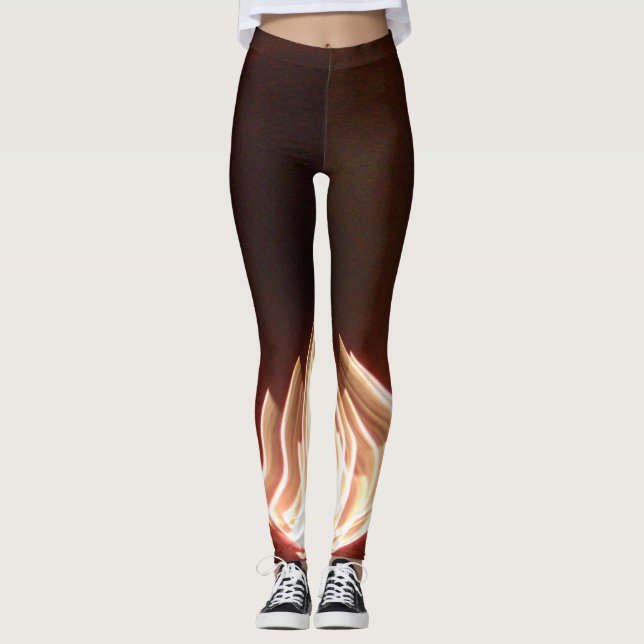 Create Your Own Burning with Passion lovely pretty Leggings (Front)