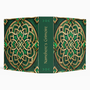 Create Your Own Burnished Gold Celtic Knotwork Binder