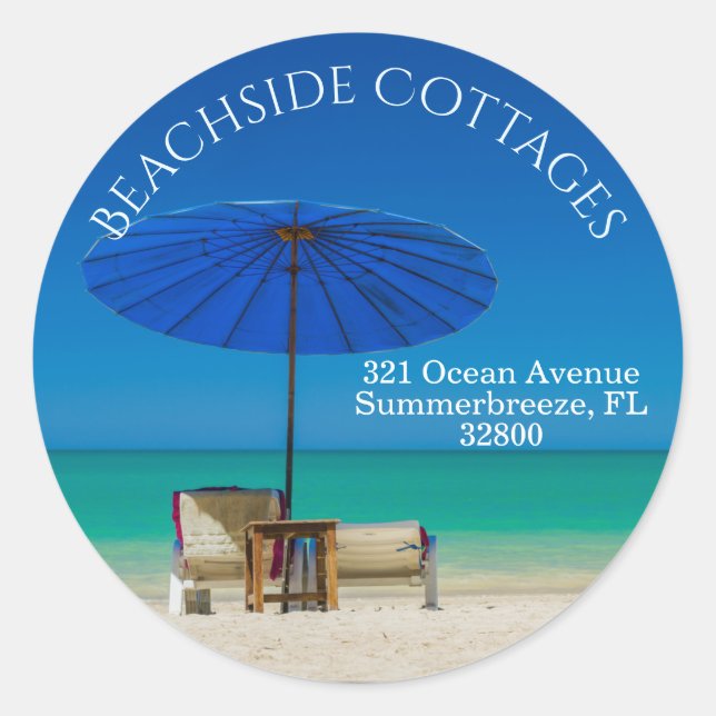 Create Your Own Business Address Label (Front)