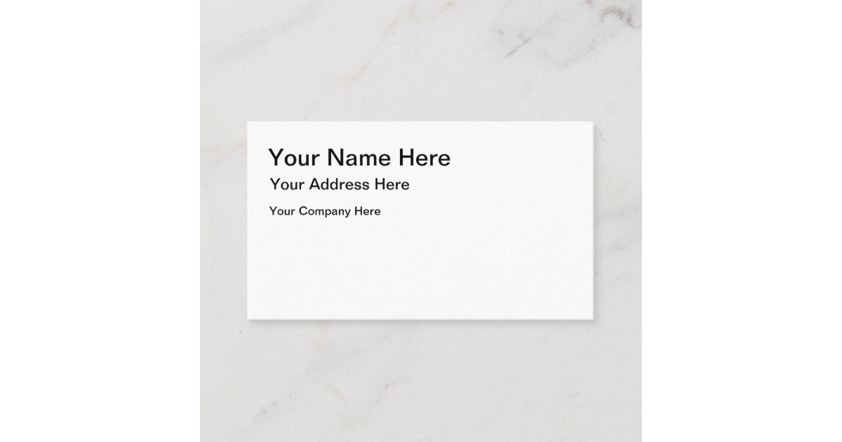 Create Your Own Business Card