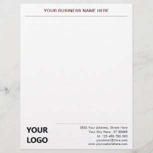 Create Your Own Business Letterhead Template