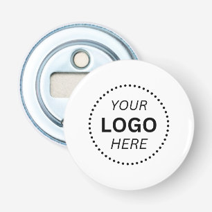 Create Your Own Business Logo 2.25" Round  Bottle Opener
