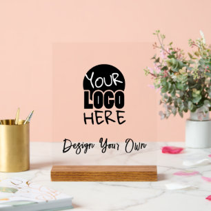 Create Your Own Business LOGO Acrylic Sign