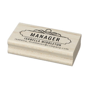 Create Your Own - Business Professional Design Rubber Stamp