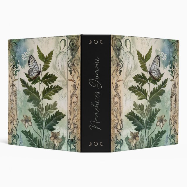Create Your Own Butterfly Floral Botanical Binder (Background)