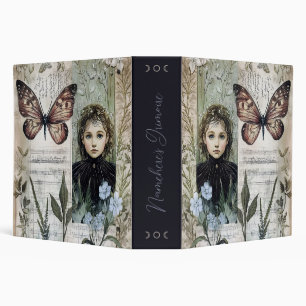Create Your Own Butterfly Hedge Witch Botanical Binder