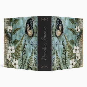 Create Your Own Butterfly & Wildflowers Botanical Binder