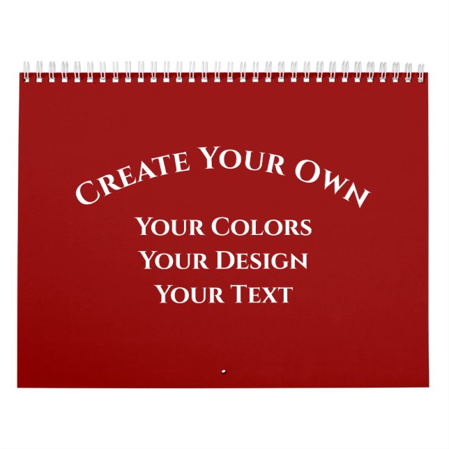 Create Your Own Calendar (Cover)