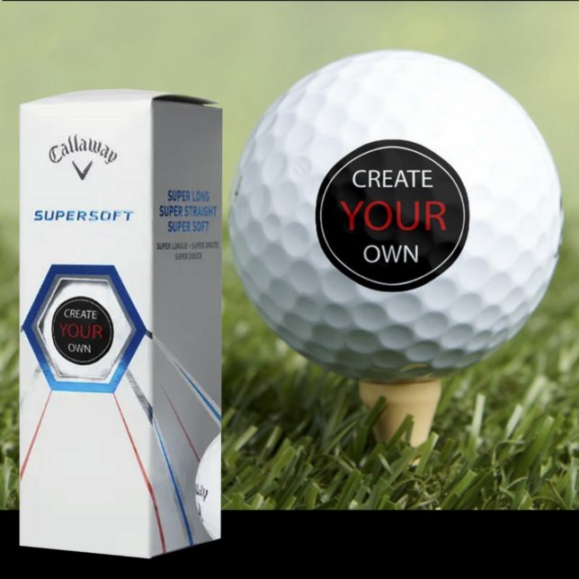 Create Your Own Callaway Super - branded / Custom Golf Balls (Creator Uploaded)