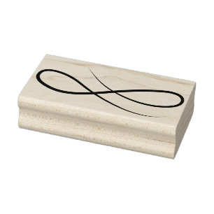Create Your Own Calligraphy Loops Ornament Rubber Stamp