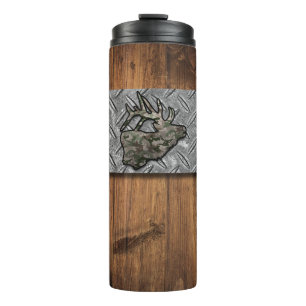Create Your Own Camouflage Elk Hunter Thermal Tumbler