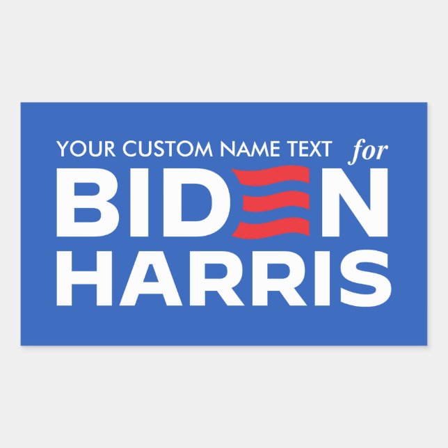 Create Your Own Campaign for Biden Harris 2024 Sticker (Front)
