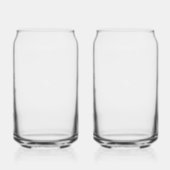 Drinkware Style: Printed Can Glass, Set: Set of 2, Size: 473,17 ml (Left)
