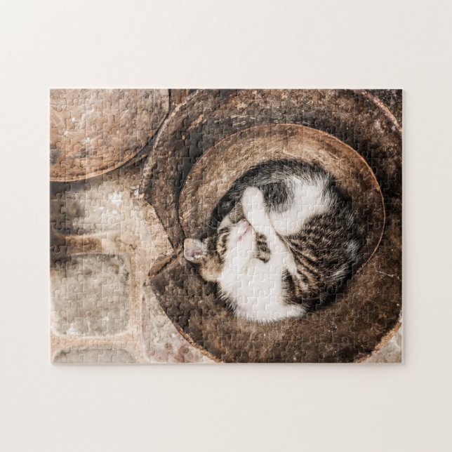 Create Your Own - Cat Nap Jigsaw Puzzle (Horizontal)