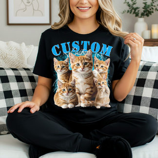create your own cat or any pets 90s bootleg T-Shirt