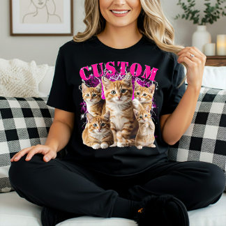 create your own cat or any pets 90s bootleg T-Shirt