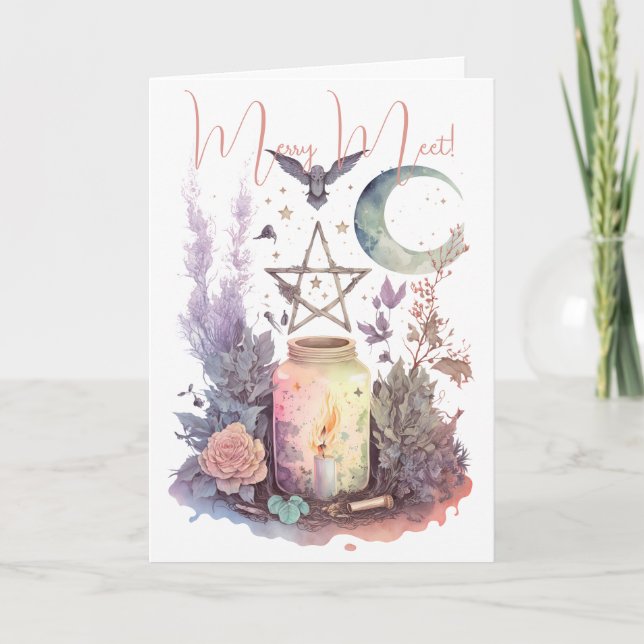 Create Your Own Celestial Altar Card (Front)