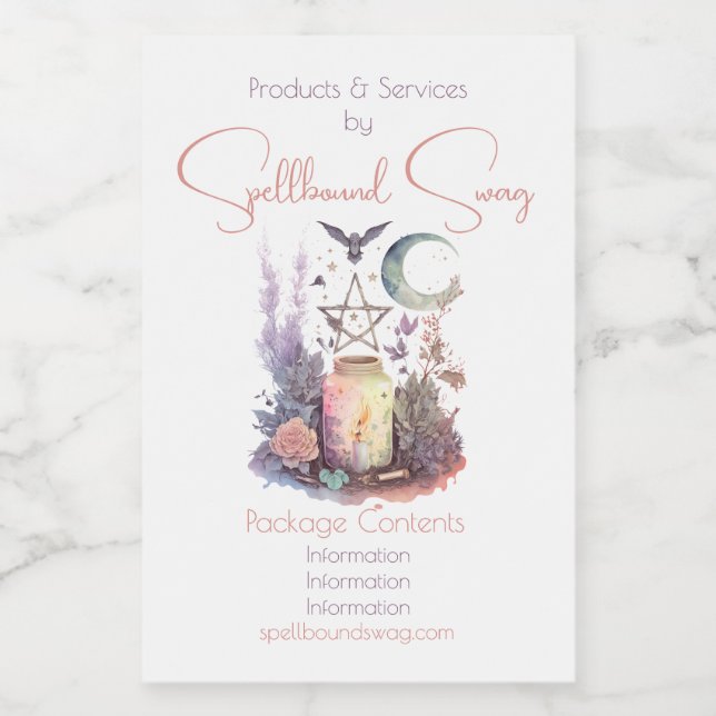 Create Your Own Celestial Altar Food Label (Single Label)