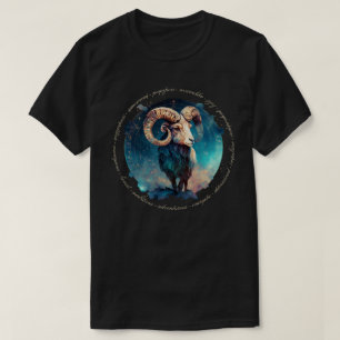 Create Your Own Celestial Aries Zodiac T-Shirt
