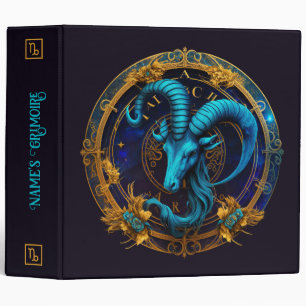 Create Your Own Celestial Capricorn Zodiac Binder