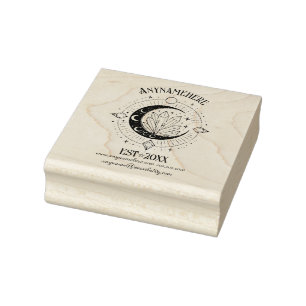 Create Your Own Celestial Crystals Compass Rubber Stamp