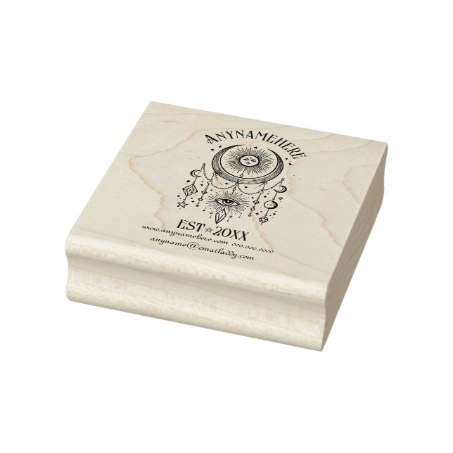 Create Your Own Celestial Crystals Evil Eye Rubber Stamp (Stamp)