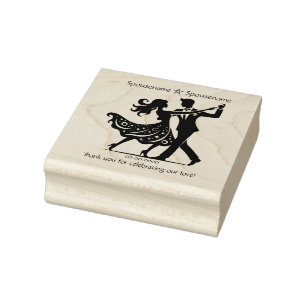 Create Your Own Celestial Dance Handfasting Thanks Rubber Stamp