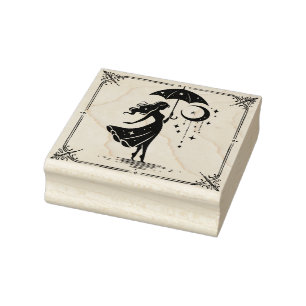 Create Your Own Celestial Dancing Star Magic Rubber Stamp