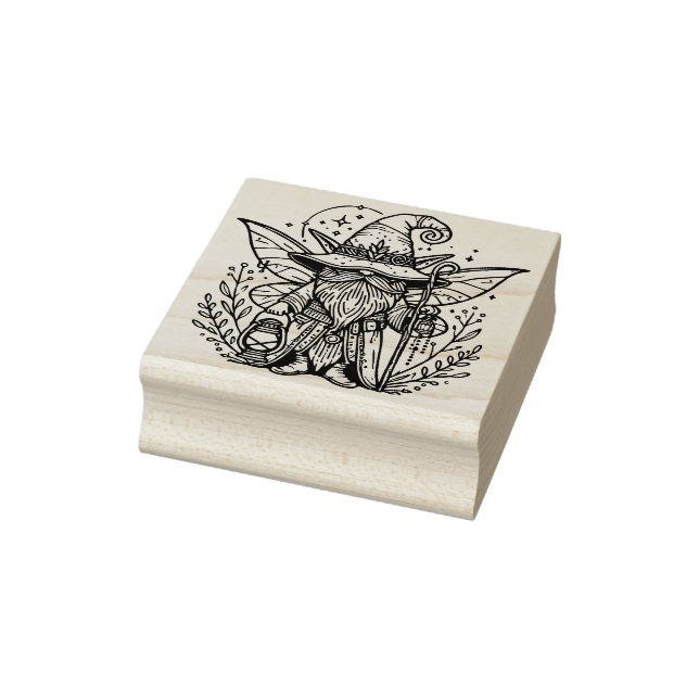 Create Your Own Celestial Fiary Shaman Rubber Stamp (Stamp)