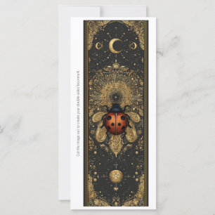 Create Your Own Celestial Ladybug Bookmark Card