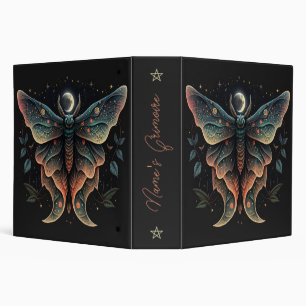 Create Your Own Celestial Lunar Moth Totem Binder