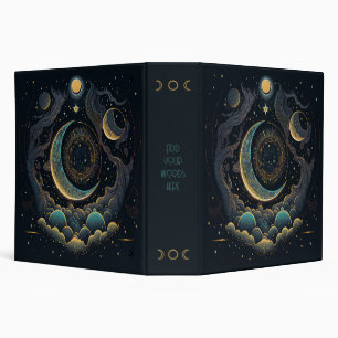 Create Your Own Celestial Moon & Clouds Binder