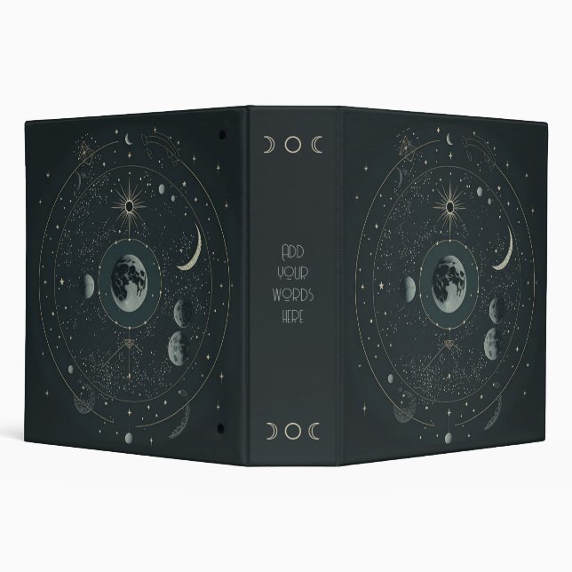 Create Your Own Celestial Moons Binder (Background)