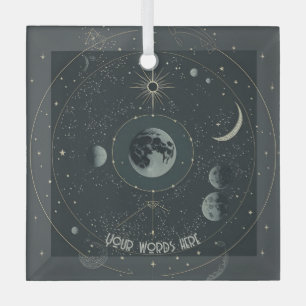 Create Your Own Celestial Moons Glass Ornament