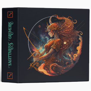 Create Your Own Celestial Sagittarius Zodiac Binder