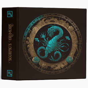 Create Your Own Celestial Scorpio Zodiac Binder