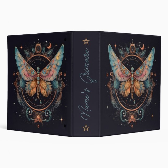 Create Your Own Celestial Steampunk Butterfly Binder (Background)