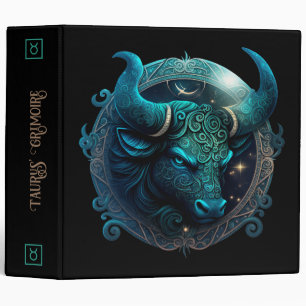 Create Your Own Celestial Taurus Zodiac Binder