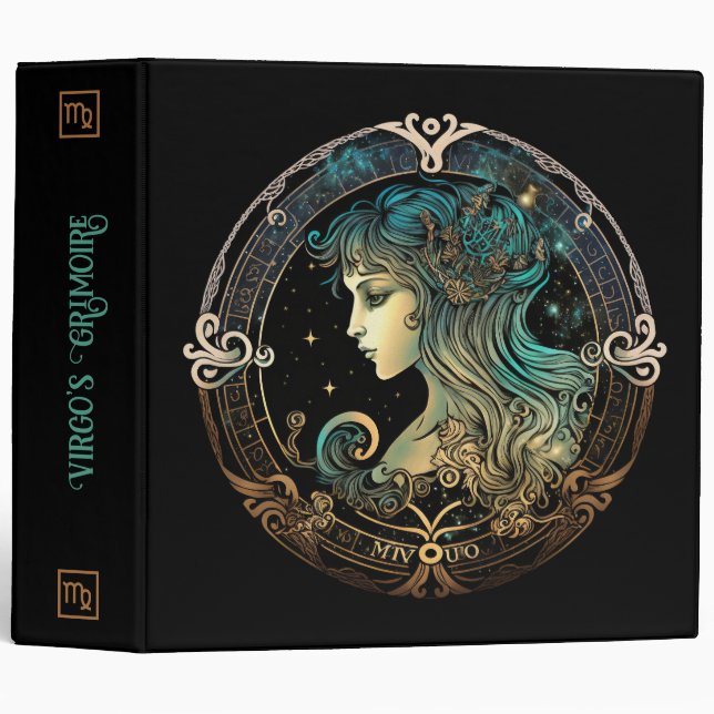 Create Your Own Celestial Virgo Zodiac Binder (Front/Spine)