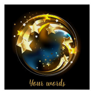 Create Your Own Celetial Shooting Stars Poster