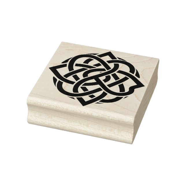Create Your Own Celtic Knot Badge Rubber Stamp (Stamp)