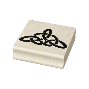 Create Your Own Celtic Knot Triangle Links Rubber Stamp