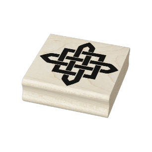 Create Your Own Celtic Quaternary Knot Rubber Stamp
