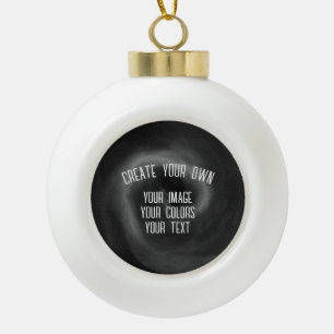 Create Your Own Ceramic Ball Christmas Ornament
